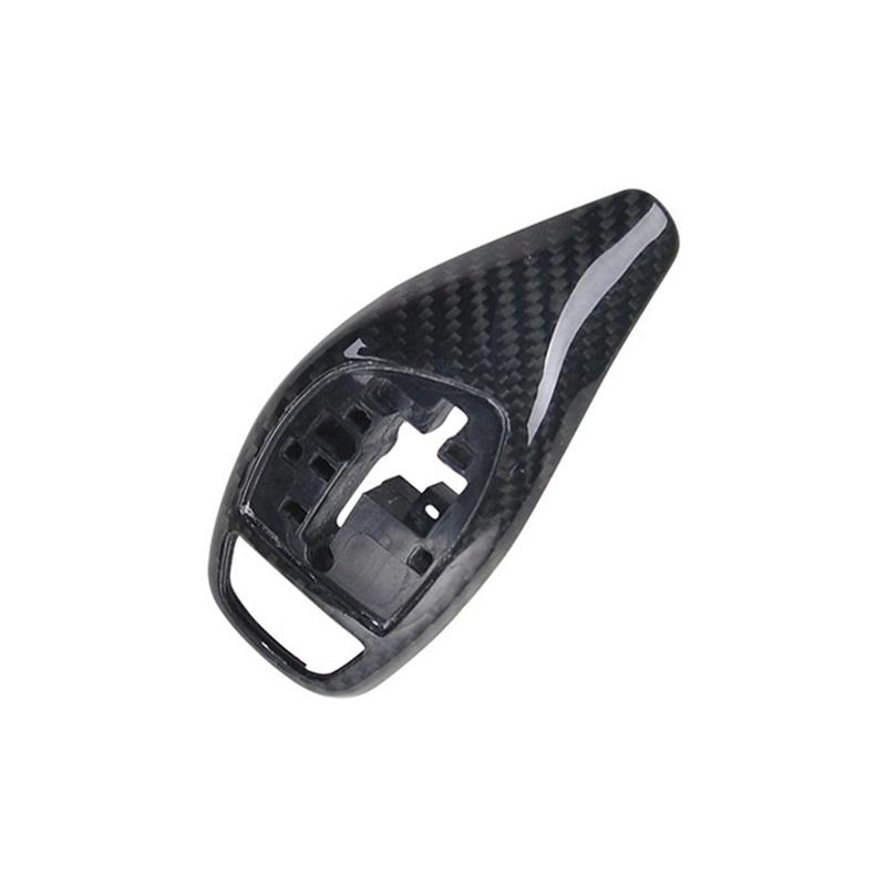Car Interior Modification Carbon Fiber Trim Gear Shift Knob Cover For BMW F20 F21 F22 F23 F30 F34 Shift Lever Cover Parts-M53K
