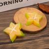 Miniature Star Fruit Model Dollhouse Toy and Hair Clip