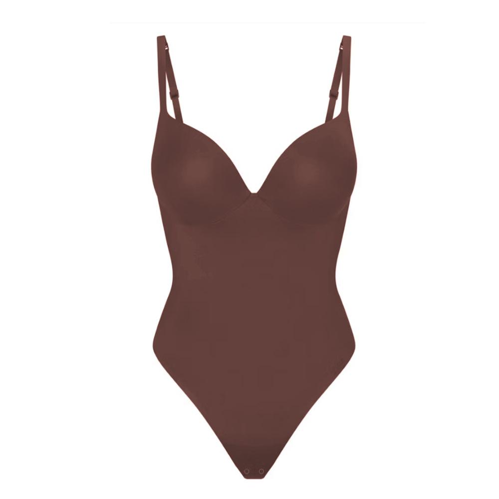 Seamless Full Body Deep V Backless Tummy Control Butt Lift Shapewear Bodysuit