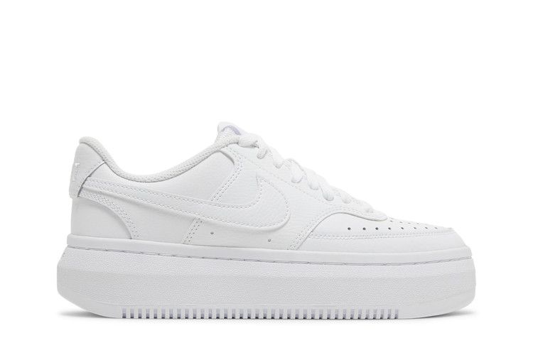 Nike Court Vision Alta Low Triple Blanc (aux femmes)
