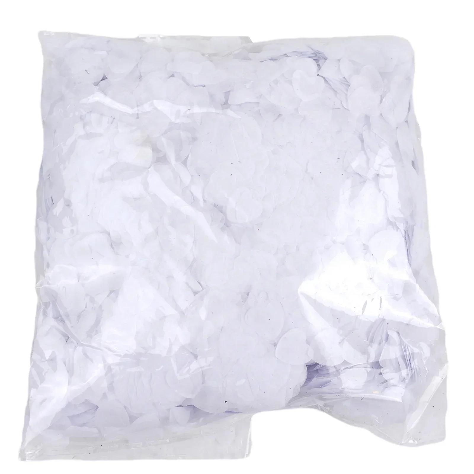 Make Every Moment Special With 10 000 Biodegradable White Heart Tissue Paper Confettis Perfect For Celebrations белый
