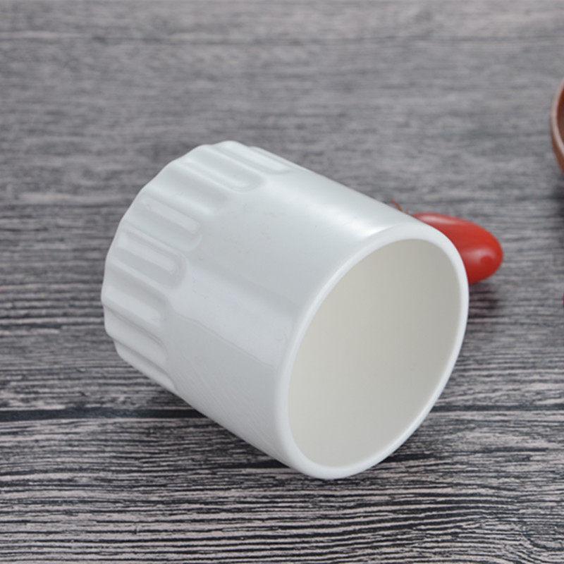 Ren Vit Keramisk Te kopp