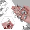 Easy Clip On Hollowed Skull Pants Chain Wallet Chain For Quick Belt Attachment Women Men Hiphop Punk Trousers Belt Chain