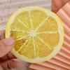 Large PVC Fruit Slice Models for Display: Lemon, Orange, Grapefruit, Tangerine - Ideal for Photography and Window Props