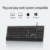 Lenovo K100 Ergonomic Wired Membrane Keyboard