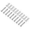 Convenient 20Pcs Shear Pins&Cotter Pins for Snowblower Set Fits Most 2 Stage Models Easy and Quick Replacement