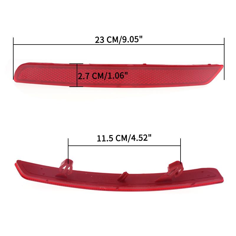 Hinten Bumper Licht Für Citroen C5 2010 2011 2012 2013 2014 Schwanz Bremse Reflektor Stop Signal Lampe RH Und LH Hinten warnung Lampe