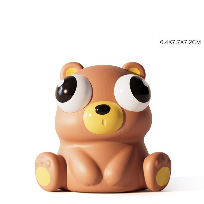 Pop Eye Klämleksak - Sensorisk Stresslindrande Fidgetleksak för Barn & Vuxna, Rolig Studsande Ögonglob Nyhetsgåva för Ångestlindring