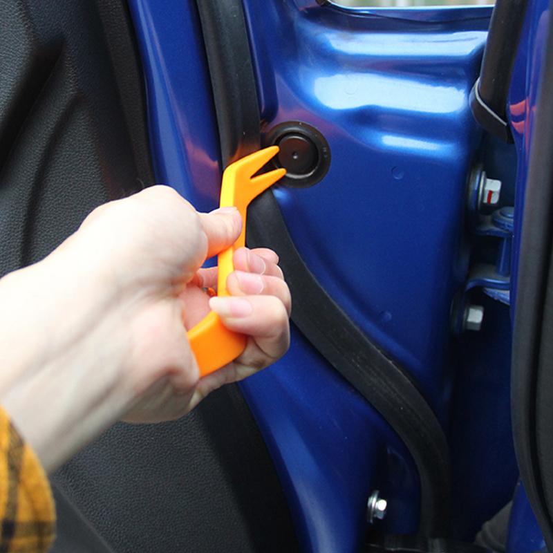12 Stück Auto Verkleidungsentfernungswerkzeug Auto Panel Tür Audio Ausbauwerkzeugsatz Auto Clip Zange Befestigungselement Entferner Tasche