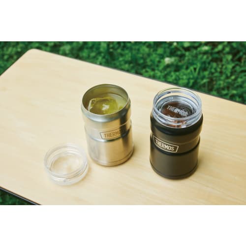 Thermos Outdoor Series Cold Can Holder for 350ml bokser 2way Type Matt Black ROD-0021 MTBK