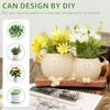 Cute Flower Pot Wall Planter Swing Face Planter Pot Resin Smiling Face Planter Creative Wall Hanging Head Planter Garden Tools