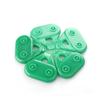 24pcs Triangle Shade Cloth Clips Snap Fasteners Greenhouse Film Canopy Fixer PE Plastic
