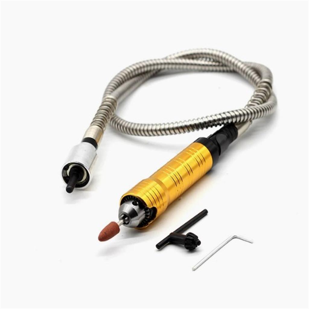 Flex Shaft Rotary Tool Attachment, Engraver Flexible Shaft, 0.24 Inch/6MM Flex Shaft Handpiece Power Tool