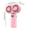 Fan Outdoor Camping Double Heads Versatile Handheld Cooling Desk for Office Patio