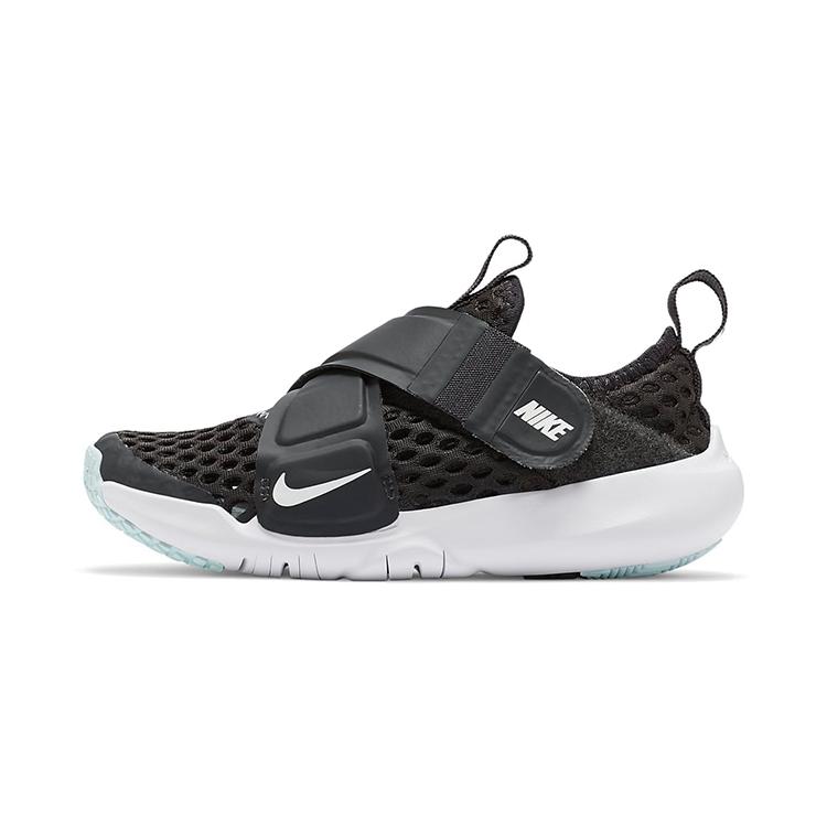 New Nike Flex Advance BR Slip Resistant Cushioning Breathable Low Top Running Shoes Black White Children Aged 3 7 Years Old DC9370-001