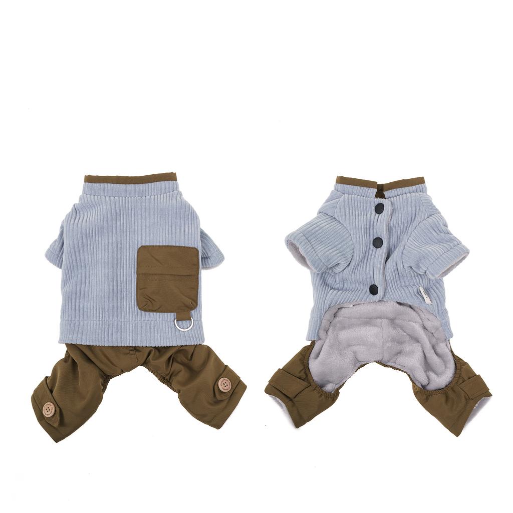 Neue Hundekleidung, bequeme Flanell-Hundevierbeinkleidung, hautfreundliche, weiche und warme Hundekleidung
