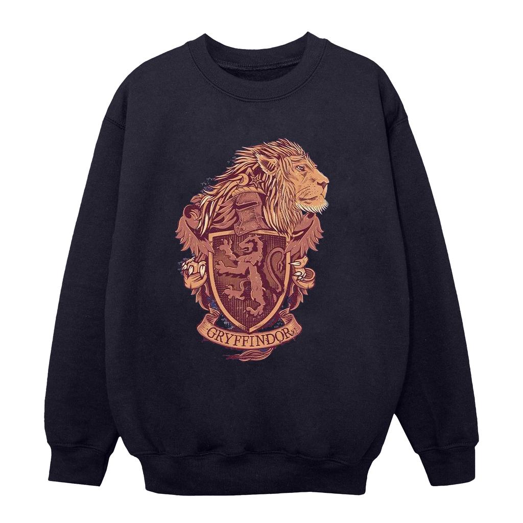 HARRY POTTER Womens/Ladies Gryffindor Sketch Crest Sweatshirt