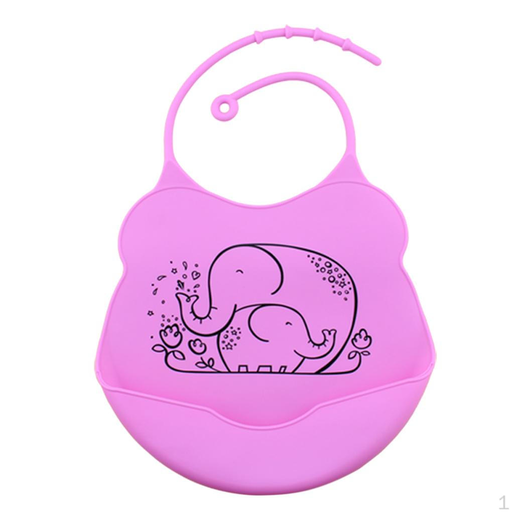 Регулируемые водонепроницаемые нагрудники с Elephant_Rose Red