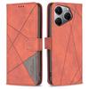 For TECNO Spark 20 Pro Phone Cases Wallet Stand Geometry Imprint Leather Cover