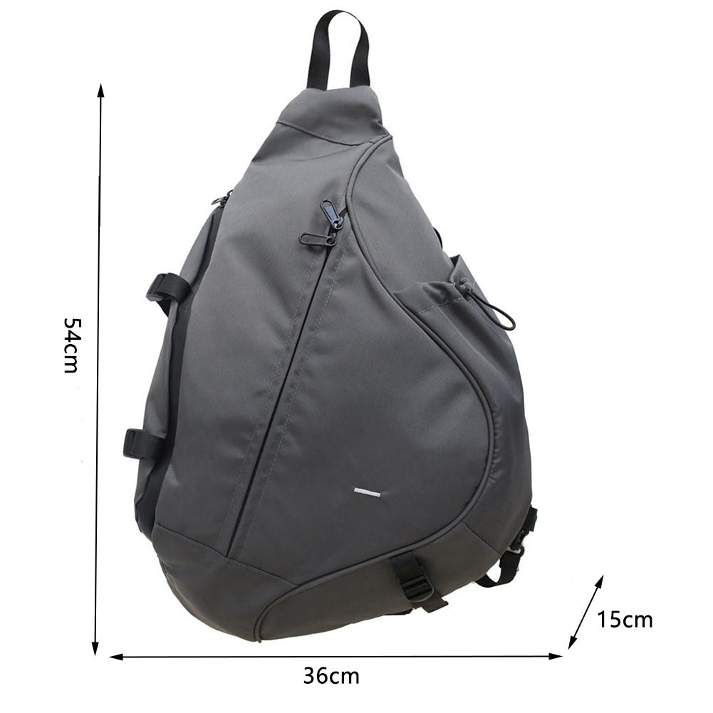 Men's Shoulder Nylon Waist Packs Sling Bag Crossbody Sport Outdoor Shoulder Chest Bag Pack Daily Picnic Messenger Bag