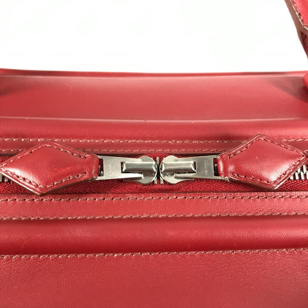 Hermes Sac Anvi 2 36 Bag Mini Duffle Bag Hand Bag Veau Chamonix Red