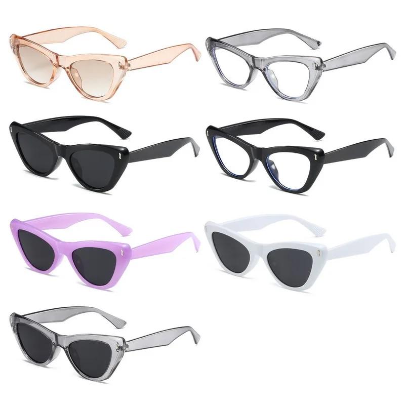 Mode Reise Luxus Designer Sexy Cat Eye Sonnenbrille Frauen Männer Trendy Sonnenbrille Punk Beliebte Shades Uv400