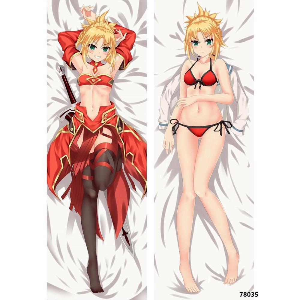 60x180cm MMF Anime Dakimakura tělový povlak na polštář Fate Stay Night Saber Hugging Potah na polštář Manga 1