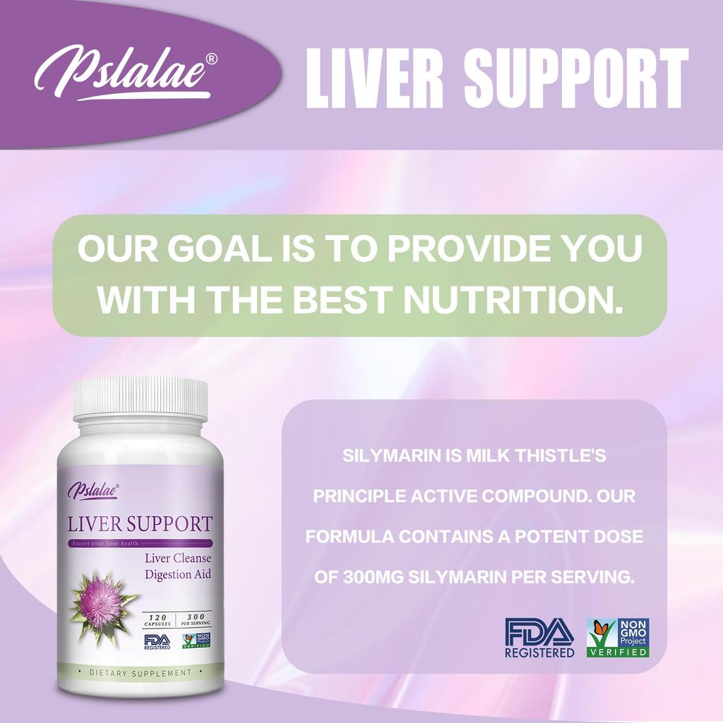 Pslalae Liver Health Support Dietary Supplement: Supports Liver Detoxification, Cleansing, and Repair.