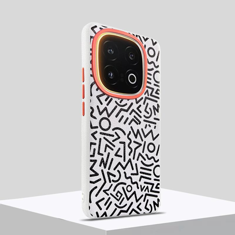 

For IQOO 15 Mobile Phone Case Plain Leather Magnetic Suction for Vivo Iqoo 13 Z10 Turbo Pro Metal Lens Independent Button Cover vivo iQOO Z10 Turbo Pro