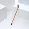 1 Stück Weiß/Schwarz Wimpernzange & Augenbrauenbürste, Biegsame Mehrzweck-Doppelseitige Make-up-Bürste Mit Ergonomischem Griff, Augenbrauenbürste