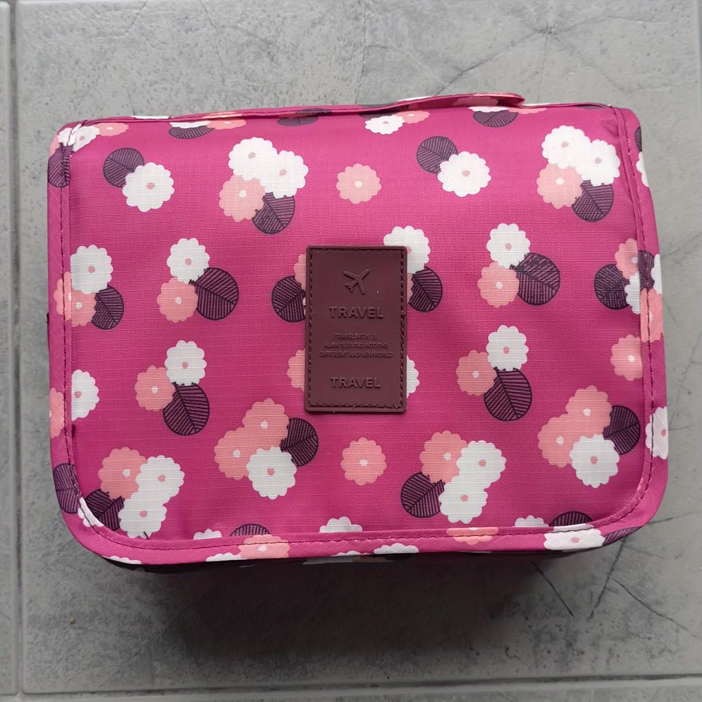 Cosmetic Bag Women Travel Pouch Waterproof Toiletries Beauty Organizer Ladies Bathroom Neceser Makeup Storage Bag With Hook Wash