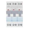 3P Dual Power Transfer Isolation Switch DIN 35mm Rail Mounting Manual Conversion Switch 63A 400V