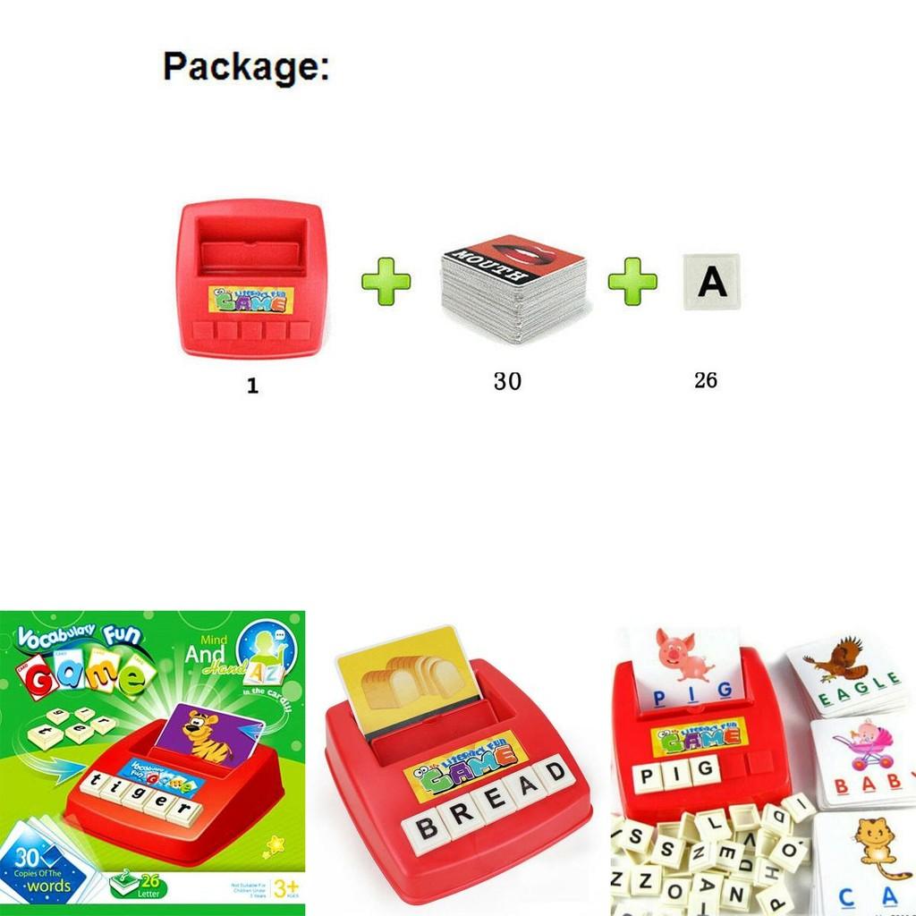 Engaging Educational English Spelling Alphabet Letter Game For Kids Learning Fun