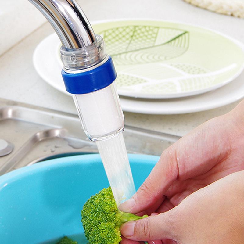 Kitchen Faucet Tap Water Filtration Purifier Head Splash Proof Faucet Water Quality Detector Mini Faucet Purifier Filtration Nozzle