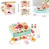 Wooden Kids Cooking Playset With Multiple Functions For Interactive Family Kitchen Game