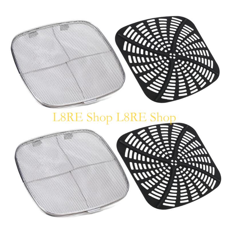 L8RE Silicone Liner Reusable Splatter Shield for Ninjafoodi AG300 AG300C AG301C AG302