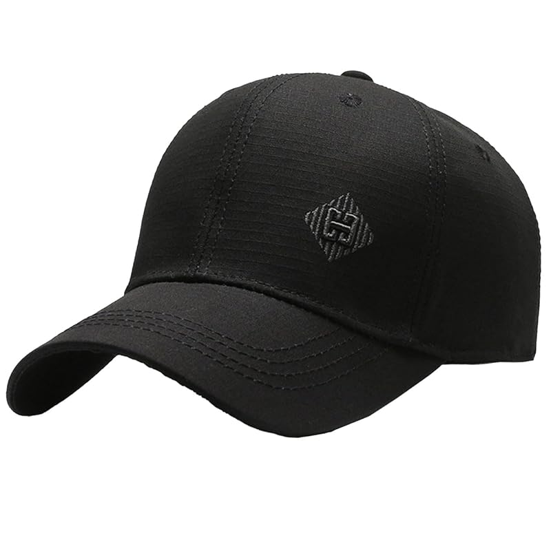 

[White Fang] hat One point saliva baseball cap cap stylish Fashionable cool men s CA999 (black)