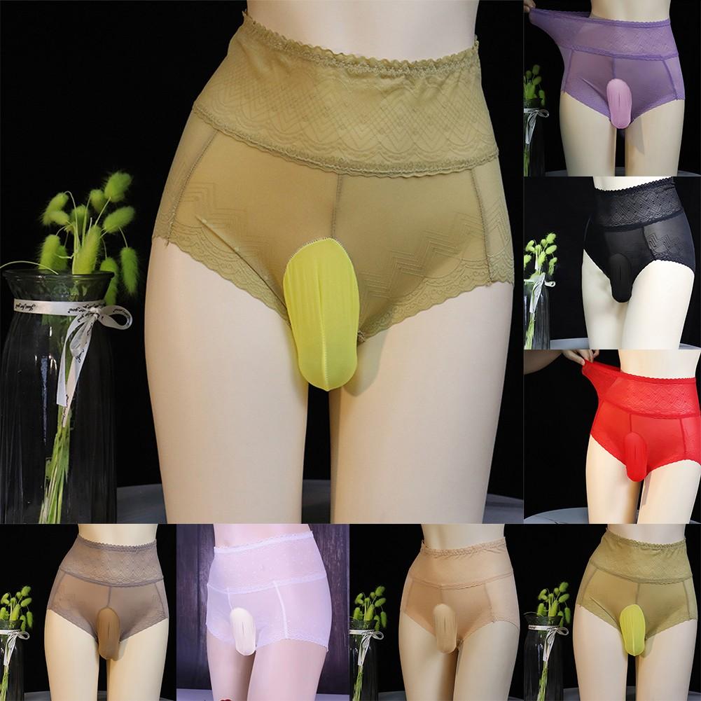 Lingerie Mens Underwear Mesh Panties Polyester Regular