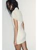 2025 European & American Style Women's Slim Fit Short Dress with Layered Decoration