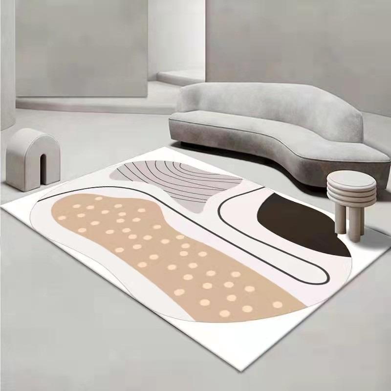 Nordic Style Simple Modern Carpet Living Room Sofa Bedroom Bedside Study Kitchen Entrance Door Rug Non-slip Fashion Decor Mat