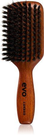 

flat brush with boar bristles TU прозрачный
