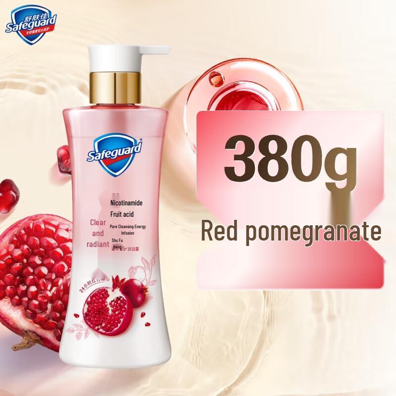 Safeguard Skin Renew Pomegranate Shower Gel with Niacinamide