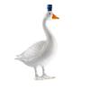 Artistic Design Goose Shaped Vodka Decanter Premium Glass Liquor Bottle for Home Bar Housewarming Gift