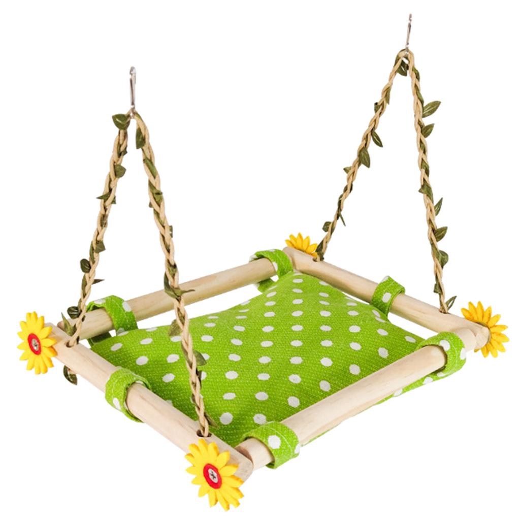 Bird Standing Perch for Parrots Birdcage Warm Swing Hammock Bed Bird Resting Sleeping Bed Cockatiels Lovebirds Swing Toy