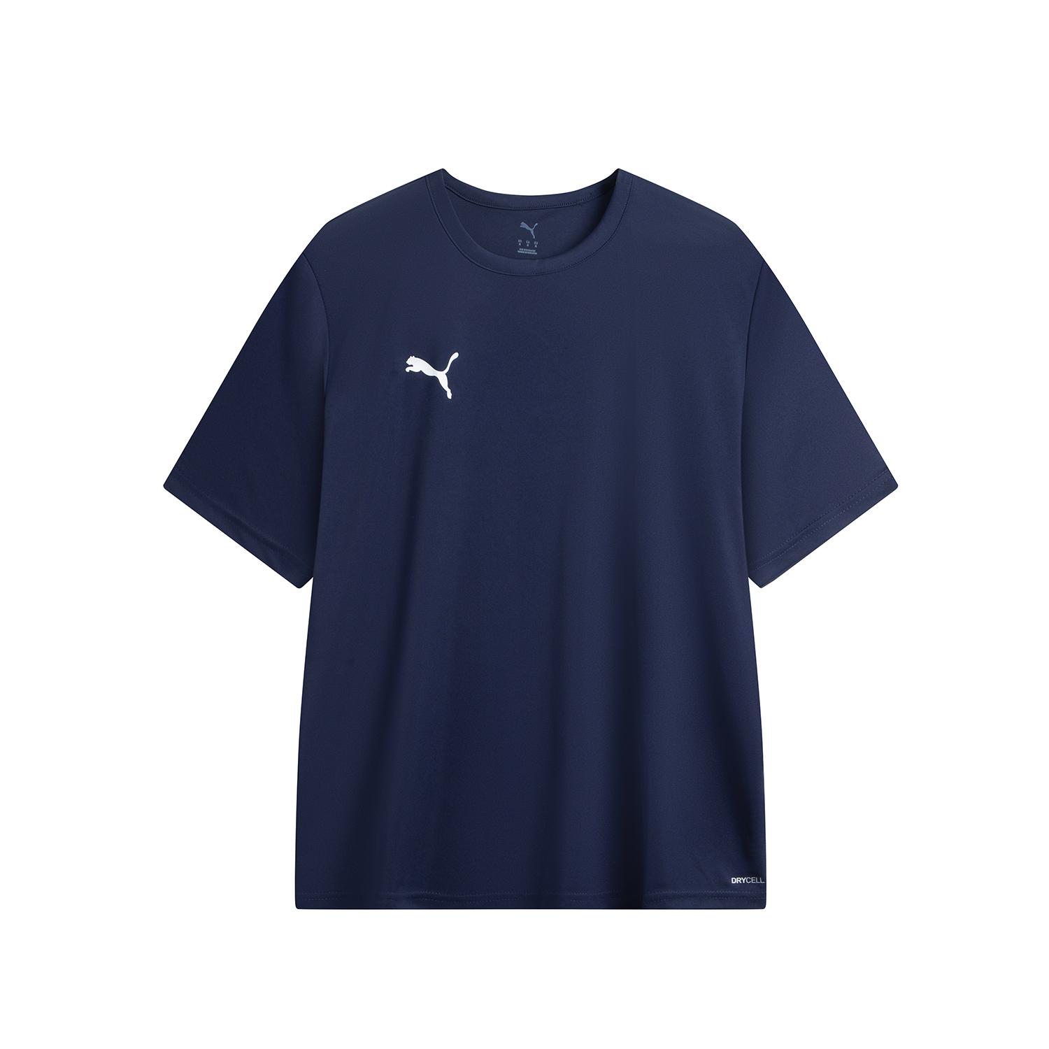 

Puma Logo Round Neck Short Sleeve T-Shirt Men Tops Navy-Blue 706132-06 XS