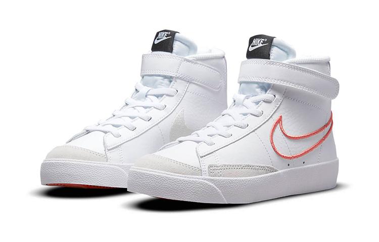 Nike Blazer 77 SE Resistenti all'Abrasione Antiscivolo Scarpe da Skateboard Mid-top Bianco Grigio Viola DJ0266-100