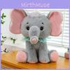 Plush Elephant Lovely Toy Cute Cartoon Pp Cotton Filling Children Gift Doll