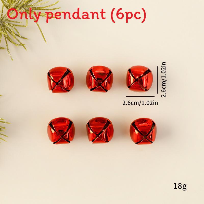 Christmas Bell Ornaments With Metal Material For Holiday Tree Decor And Scene Setting