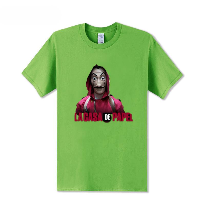 Famous House Of Paper Money Heist La Casa De Papel T Shirt Short Sleeve T Shirt