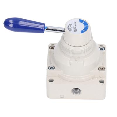 Válvula Manual de Aire Palanca Giratoria 2 Posiciones 4 Vías Interruptor de Control de Flujo Neumático Accesorio4HV310 10